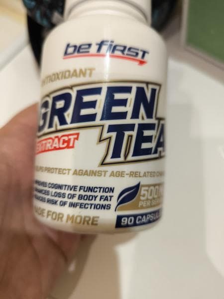 Be First Green Tea Extract Capsules, 120 капсул — фото из отзыва «Есть эффект от добавки.»