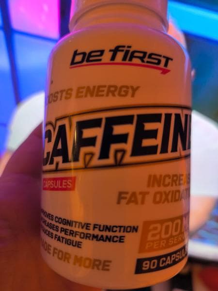Be First Caffeine, 60 капсул — фото из отзыва «Бодрящий эффект»