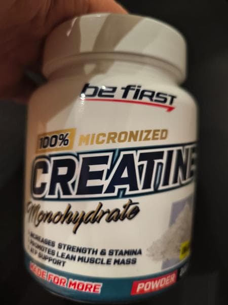 Be First Креатин Creatine Micronized Powder 300 гр — фото из отзыва «Быстрое восстановление с ним»