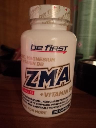 Be First ZMA + vitamin D3 90 капсул — фото из отзыва «Заказал повторно, мне зашёл этот БАД!»