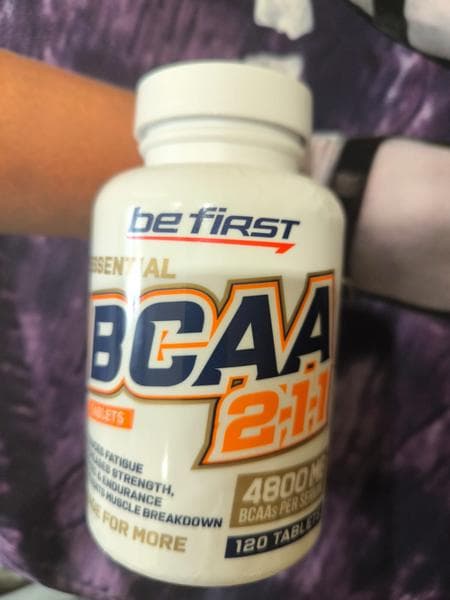 Be First BCAA Capsules, 120 капсул — фото из отзыва «Для спорта идеально»