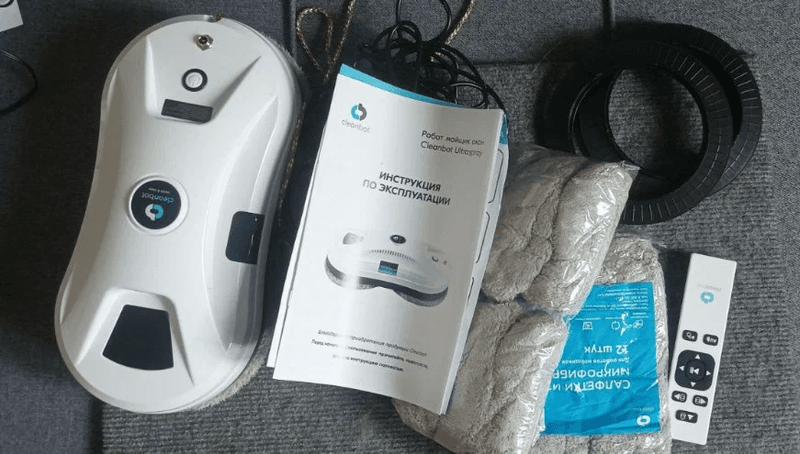 Робот мойщик окон Cleanbot Ultraspray — фото из отзыва «Великолепная работа» (2 из 4)