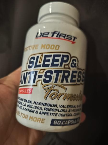 Be First Sleep Formula 60 капсул — фото из отзыва «Улучшился сон с ней»