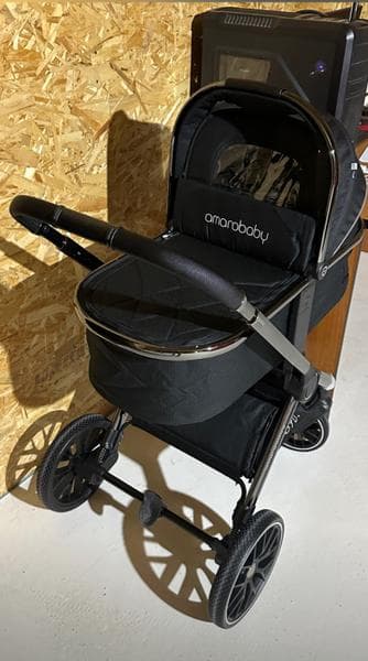 Коляска 2 в 1 Amarobaby Motus — фото из отзыва «Многофункциональная, качественная с амортизацией колес с хор»