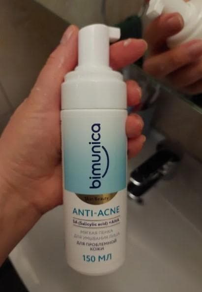 Пенка для умывания Bimunica для проблемной кожи anti-acne — фото из отзыва «Нравится»