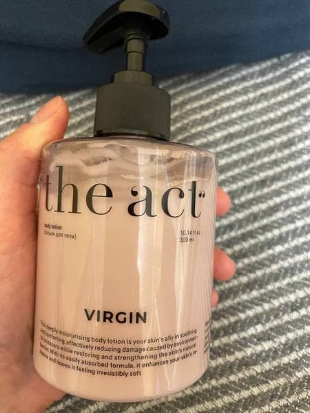 Крем для тела The act Virgin — фото из отзыва «Базовый, но я вряд ли повторю покупку» (1 из 2)