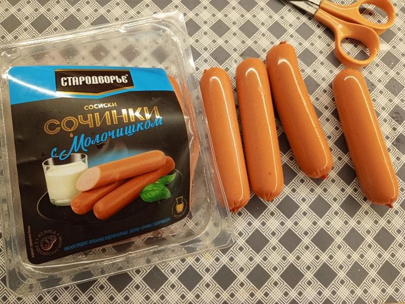 Стародворье Сосиски Сочинки с молочишком — фото из отзыва «Приятные по вкусу сосиски»