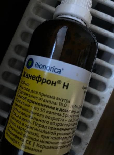 Таблетки Канефрон Н Бионорика — фото из отзыва «Действенный раствор от цистита»