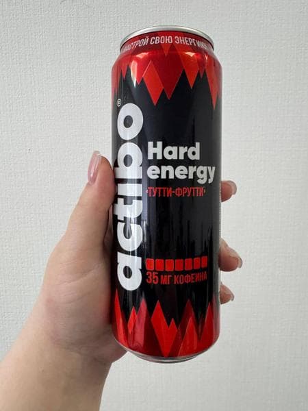 Actibo Hard Energy Тутти Фрутти — фото из отзыва «Классный энергетик, который реально бодрит»