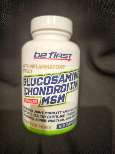 Glucosamine+Chondroitin+MSM Be First — фото из отзыва «Эффект заметил!»