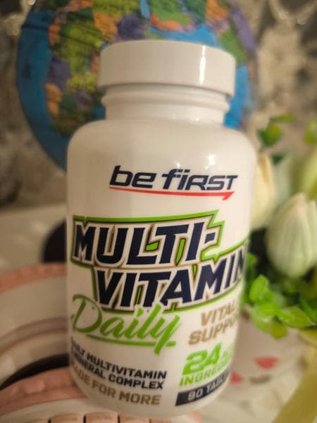 Be First Multivitamin Daily 90 таблеток — фото из отзыва «Отличные мультивитамины!»