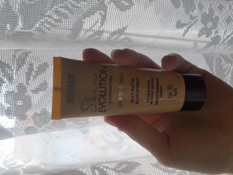Крем тональный Skin evolution foundation Soft matte — фото из отзыва «Эффект маски или второй кожи?»
