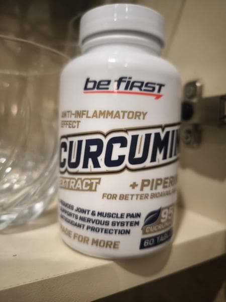 Be First Curcumin 60 таблеток — фото из отзыва «Пищеварение улучшилось, сладкого меньше хочется»