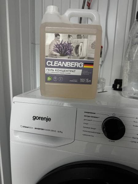 Гель для стирки Cleanberg — фото из отзыва «Супер стредство»
