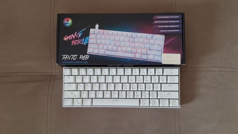 Клавиатура DEXP Tanto RGB — фото из отзыва «Если выбирать клавиатуру, то только такую!»