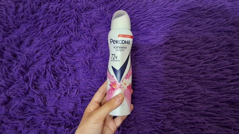 Дезодорант Rexona Яркий букет — фото из отзыва «Яркий дезодорант, пахнущий букетом цветов! 💐» (3 из 3)