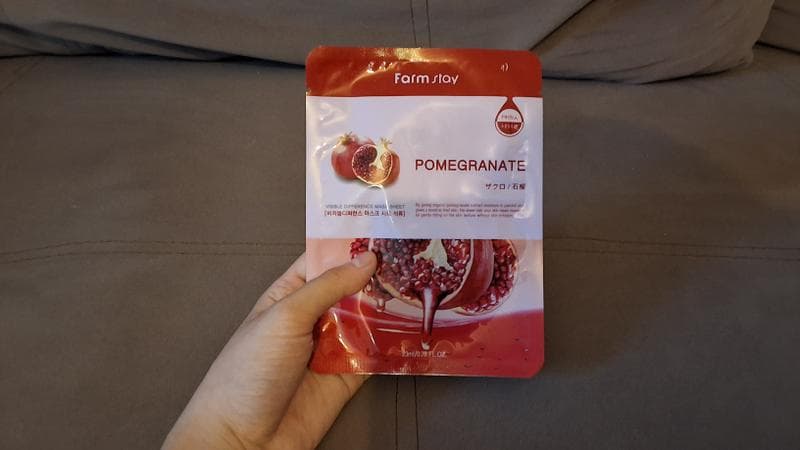 Маска для лица Farm Stay Pomegranate — фото из отзыва «Прекрасная маска для вашей кожи лица! 👍» (3 из 3)