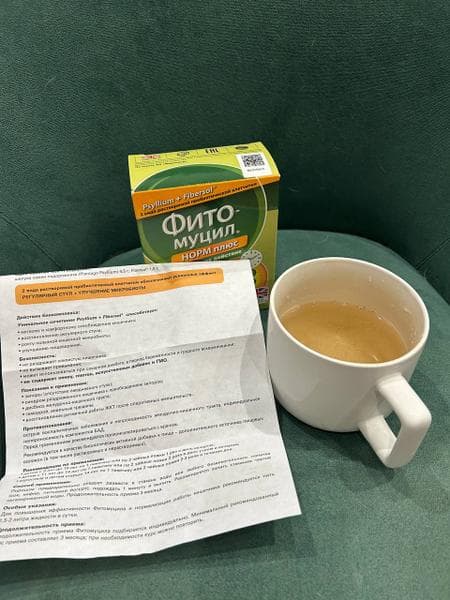 Фитомуцил Норм Плюс (Phytomucil Norm Plus) — фото из отзыва «От запоров на нервной почве»