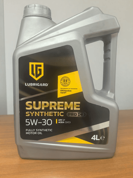 Lubrigard SUPREME SYNTHETIC PRO C3 5W-30 — фото из отзыва «Оправдало ожидания»