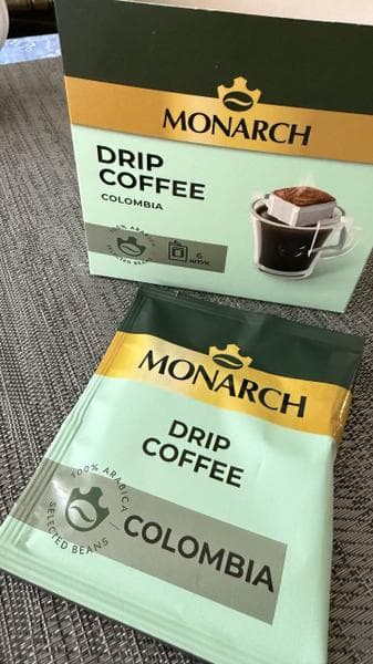 Кофе monarch drip coffee colombia — фото из отзыва «Достойный и удобный для питья кофе»