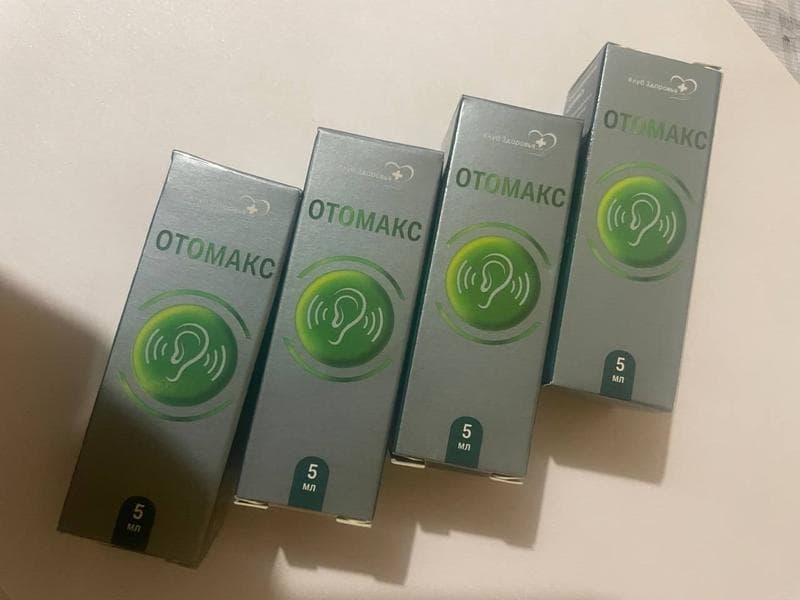 Капли "Отомакс" — фото из отзыва «Капли помогают восстанавливать слух после ЧМТ.»