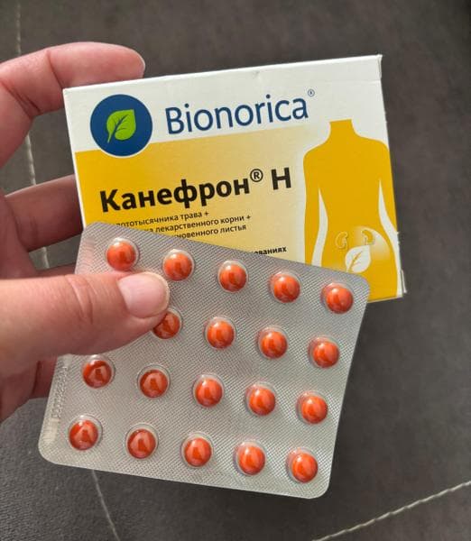 Таблетки Канефрон Н Бионорика — фото из отзыва «Хороший препарат»
