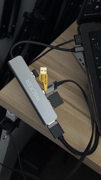 USB разветвитель WALKER (переходник для type-c) — фото из отзыва «Многофункциональный разветвитель разъема type-c» (3 из 4)