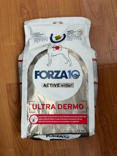 Forza10 Active Vet Diet — фото из отзыва «Хороший лечебный корм для собак с заболеваниями кожи»