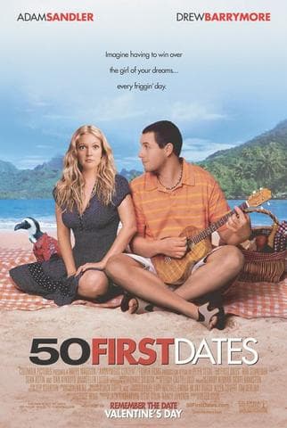 Фильм "50 первых поцелуев" (2004)