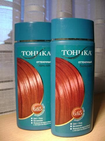 Оттеночный бальзам для волос Тоника