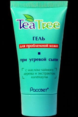 Гель Tea Tree для проблемной кожи при угревой сыпи