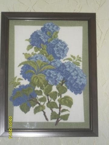 Вышивка флоксы
