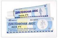Диклофенак мазь (Diklofenak)