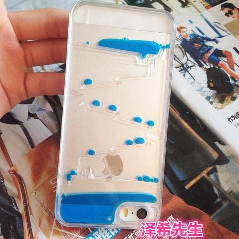 Чехол на iphone 5 и 5S "Жидкость"