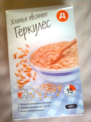 Хлопья овсяные Геркулес "Д"