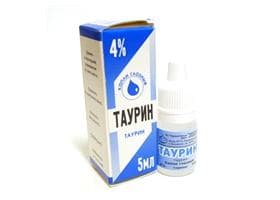 Глазные капли Таурин 4%