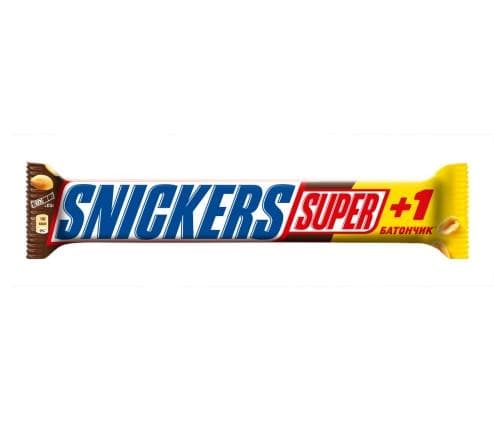 Snickers super +1 батончик