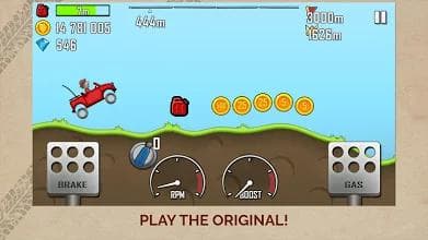Игра "Hill Climb Racing"