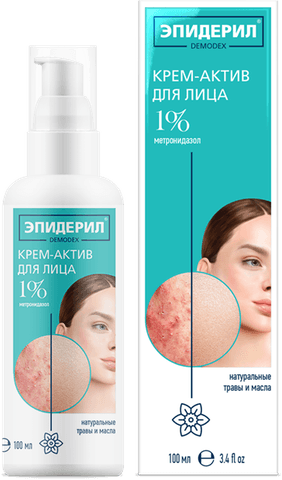 Крем-актив для лица Эпидерил Demodex