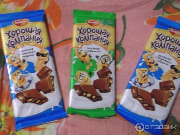 Шоколад "Рот Фронт" - "Хорошая компания"
