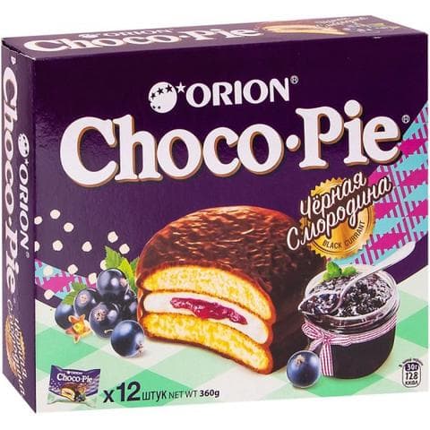 Orion Choco Pie чёрная смородина
