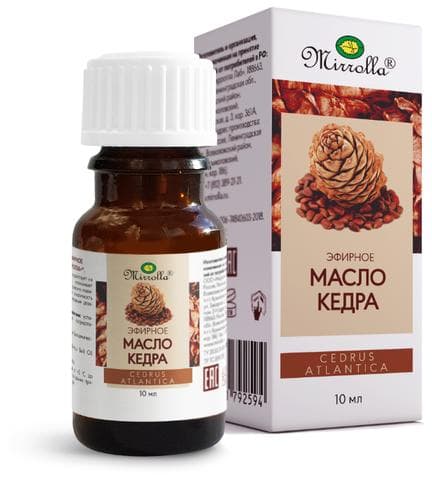 Эфирное масло Mirolla Кедр