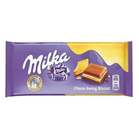 Шоколад Milka Cream & Biscuit