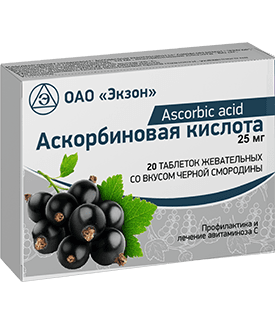 Аскорбиновая кислота ОАО "Экзон" (Ascorbic acid)