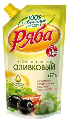 Майонез "Ряба", оливковый