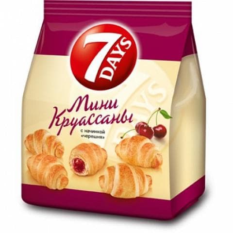 Круассан 7 Days с кремом черешня