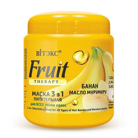 Маска для волос Белита-Витэкс Fruit THERAPY Банан, масло мурумуру