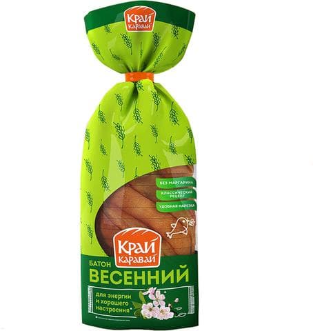 Батон край каравай весенний