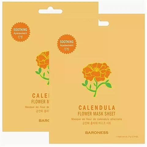 Тканевая маска для лица Baroness Calendula Flower Mask Sheet с календулой