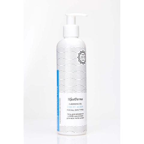 Гель для умывания с АНА-кислотами KleoDerma Cleansing Gel Fruit Acids